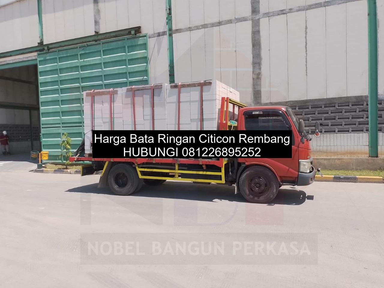 Harga Bata Ringan Citicon Rembang