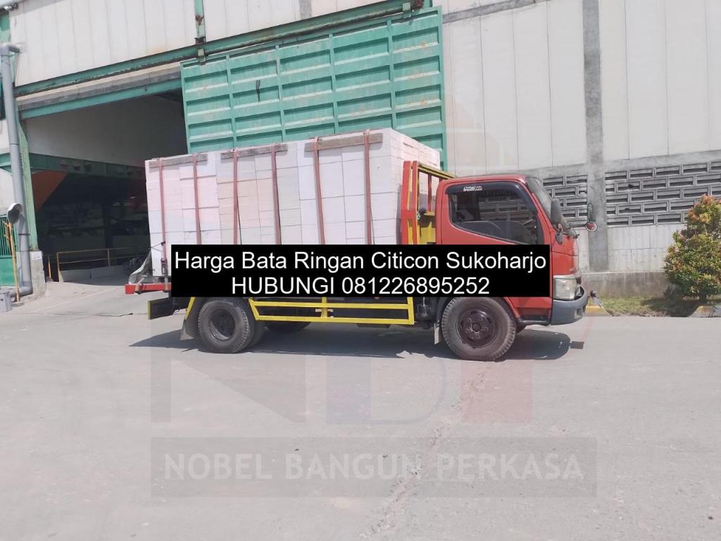 Harga Bata Ringan Citicon&nbsp;Sukoharjo