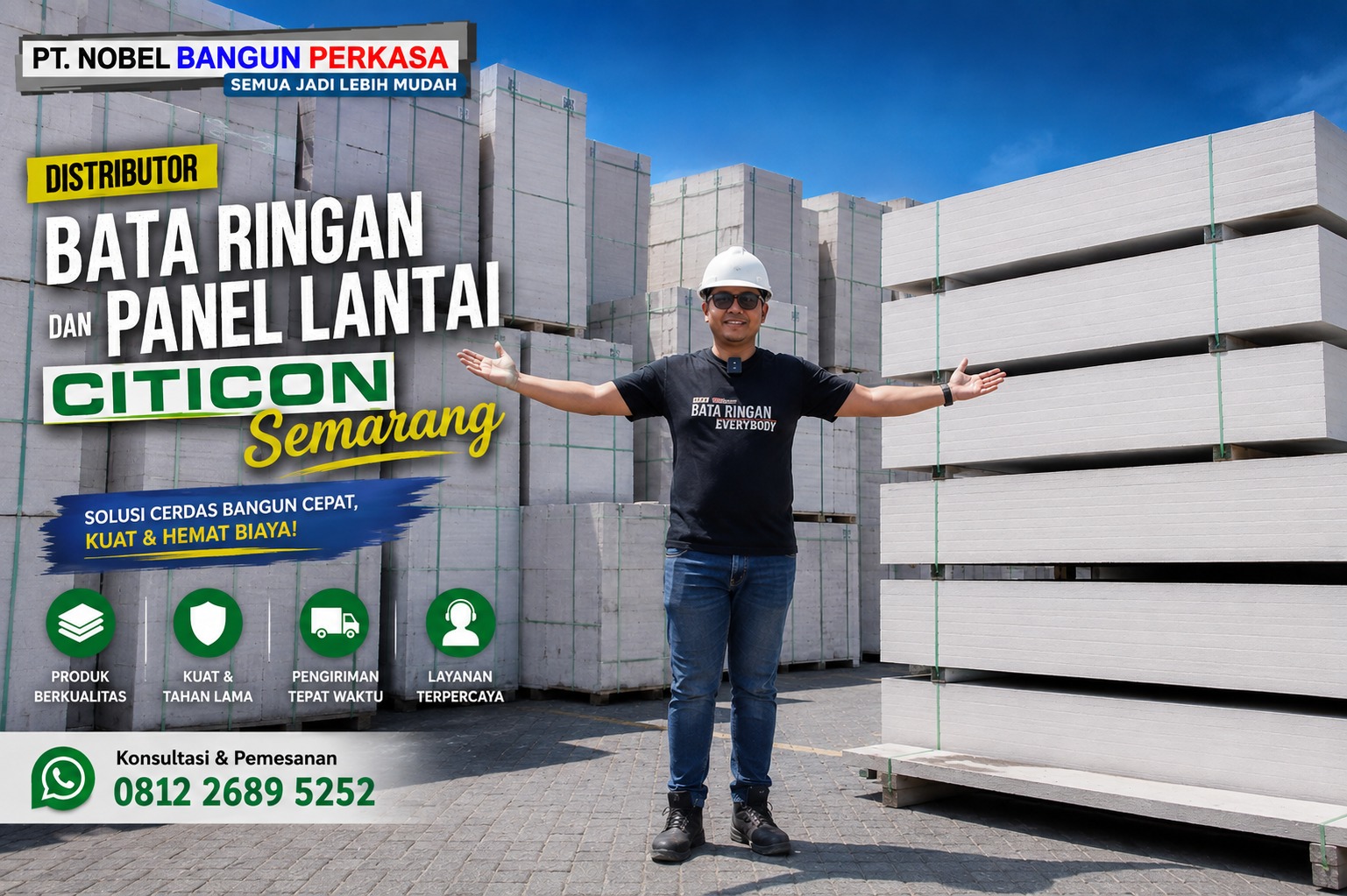 Distributor Citicon Semarang | Bata Ringan & Panel Lantai