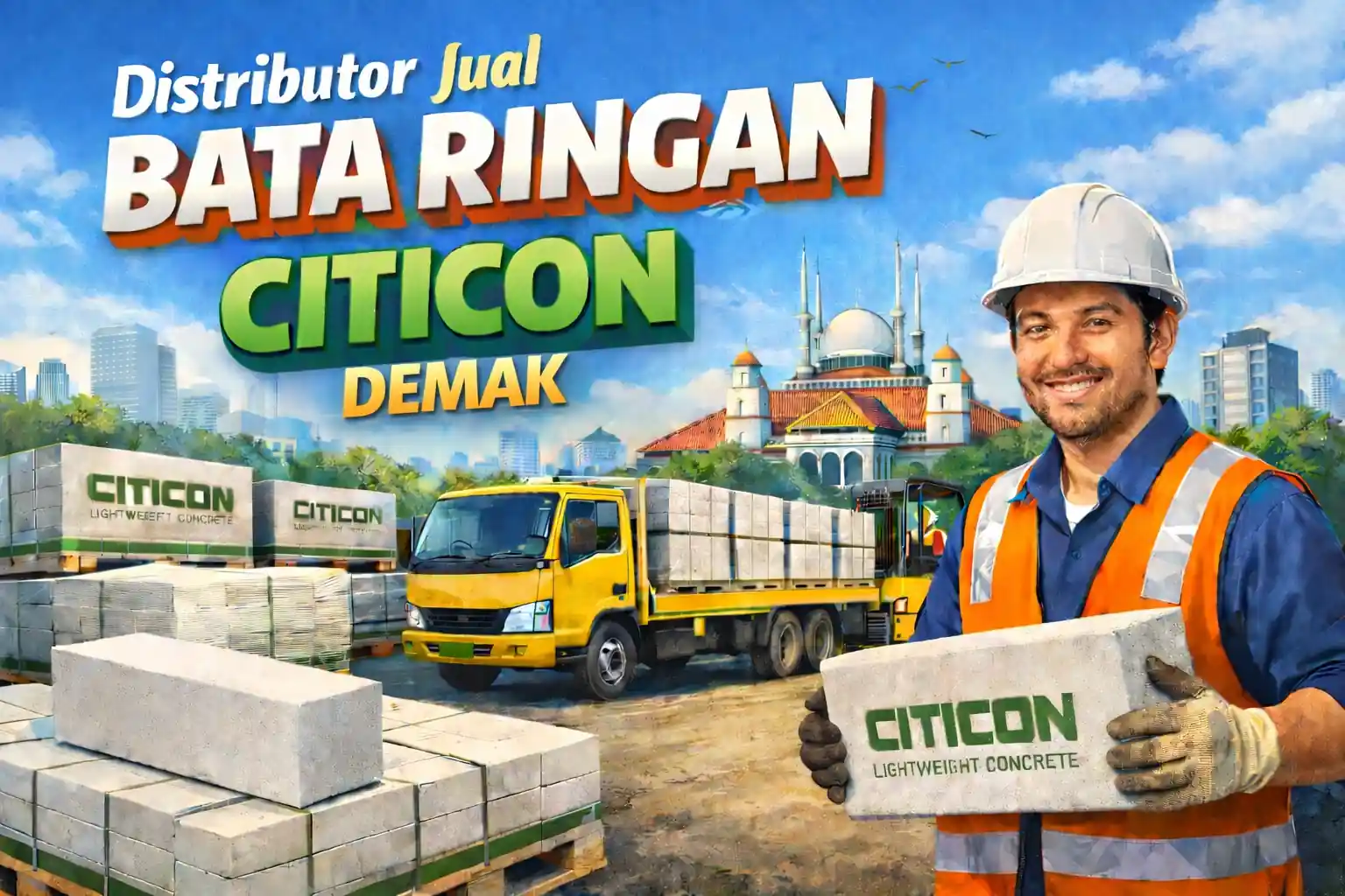 Distributor Jual Bata Ringan Citicon Demak Resmi
