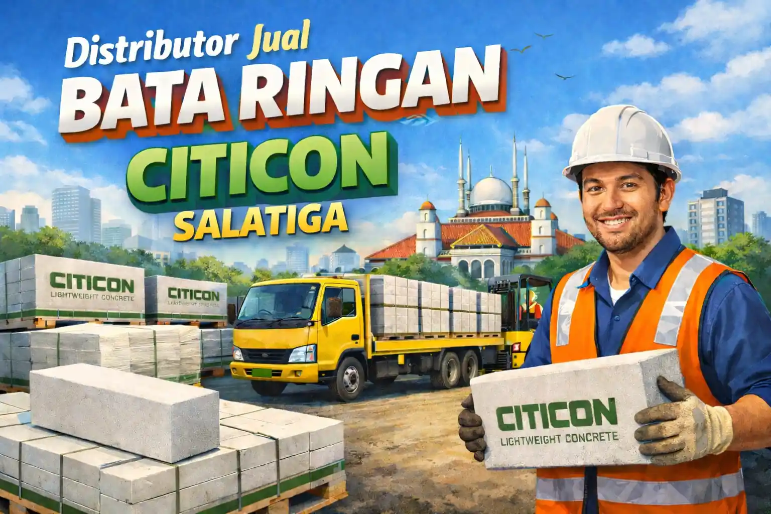 Distributor Jual Bata Ringan Citicon Salatiga Resmi