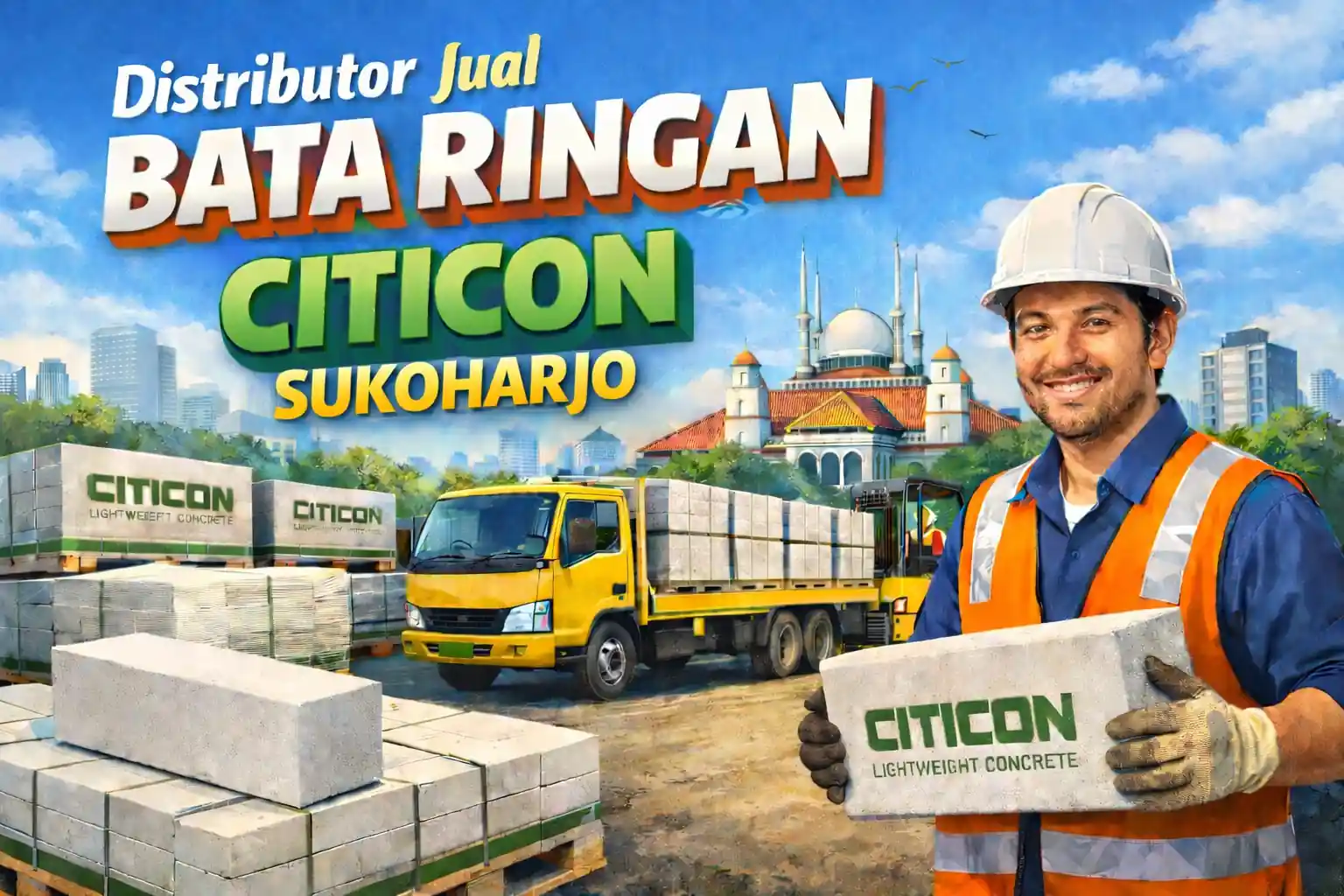 Distributor Jual Bata Ringan Citicon Sukoharjo Resmi