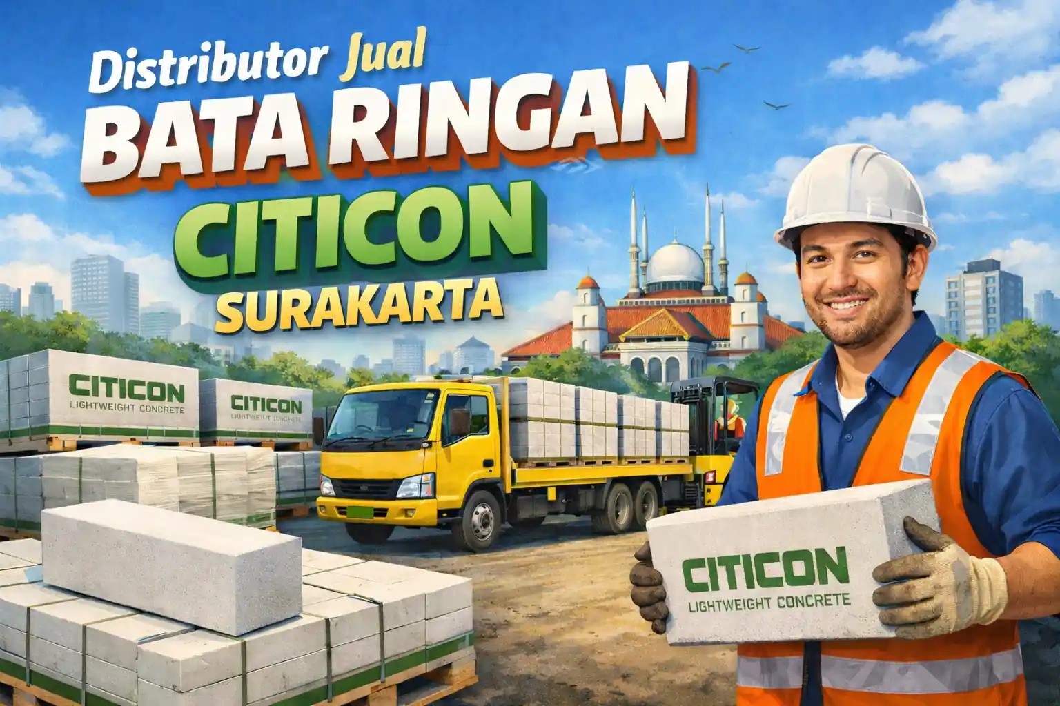 Distributor Jual Bata Ringan Citicon Surakarta Resmi
