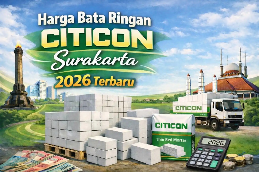 Harga Bata Ringan Citicon di Surakarta&nbsp;2026