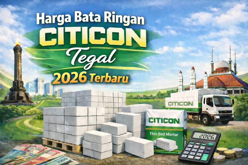 Harga Bata Ringan Citicon di Tegal 2026