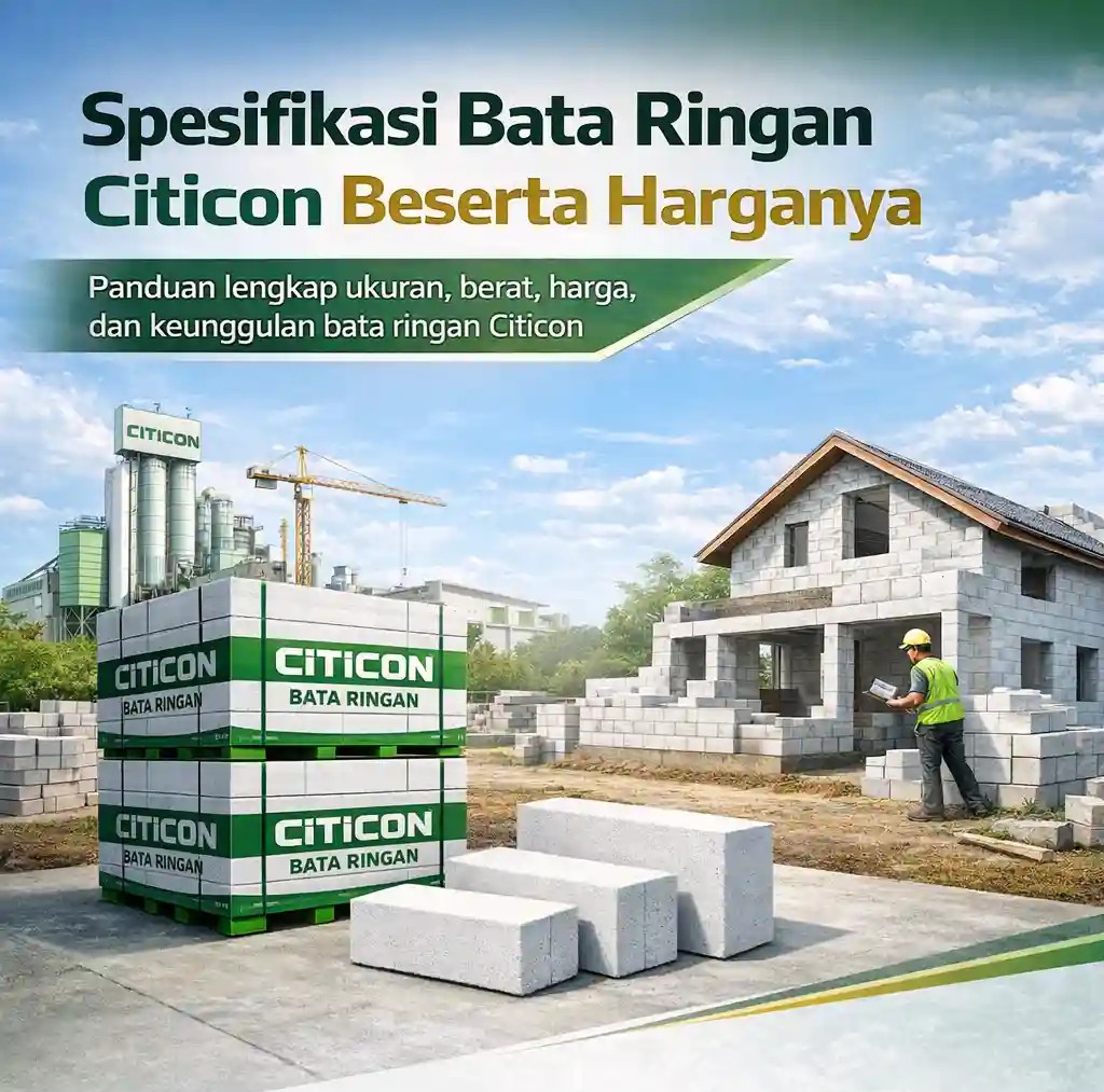 Spesifikasi Bata Ringan Citicon Beserta Harganya